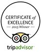 TripAdvisor Certificate Of Excellence - Little Good Harbour